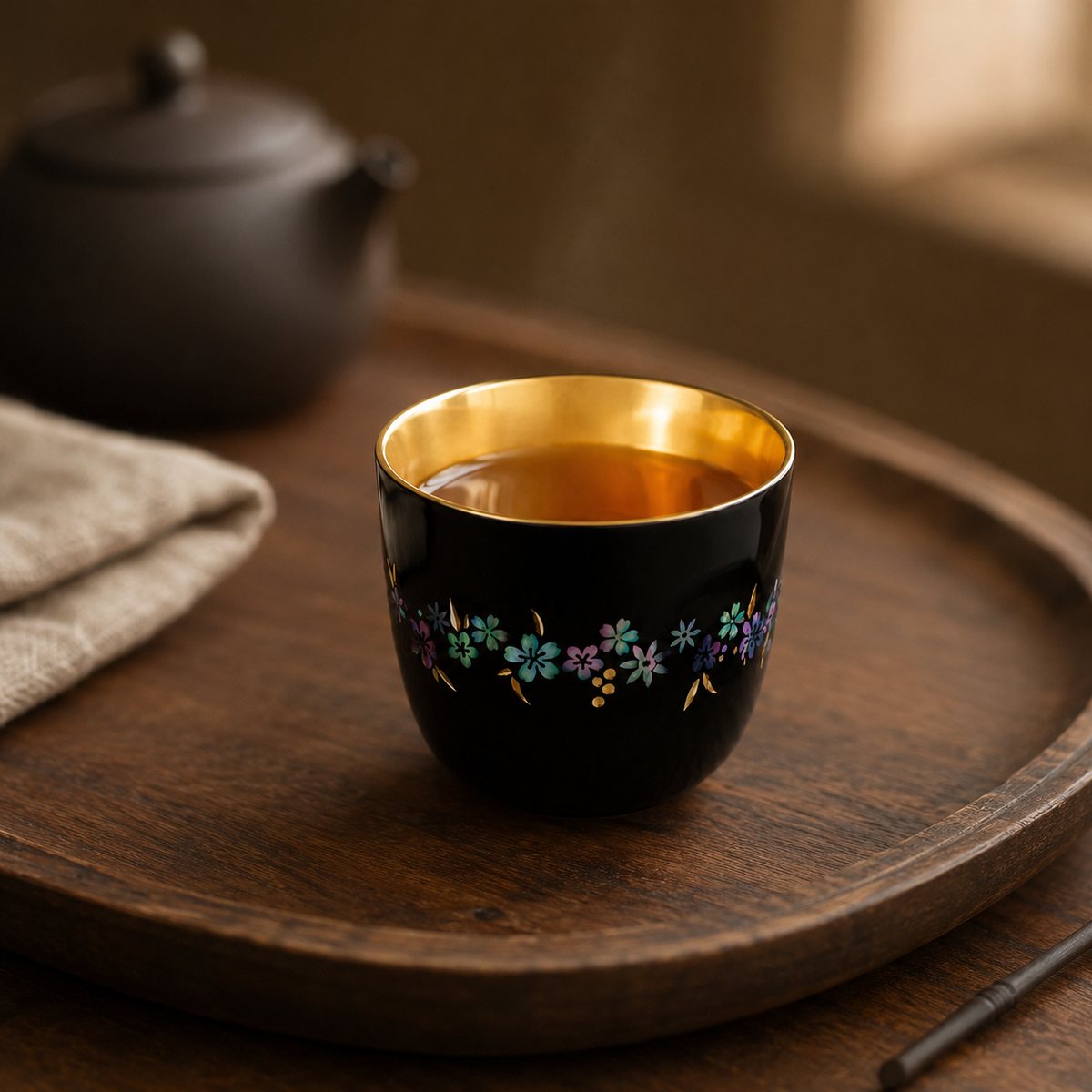 大漆螺钿茶杯 主图4